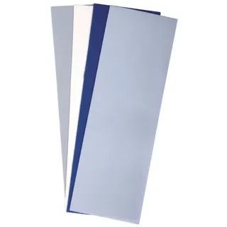 Rayher Verzierwachs Blau-Töne 4 Platten 20 x 6,5 cm