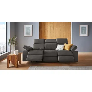 Home Affaire 3-Sitzer Kunstleder Grau