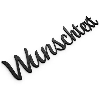 Zwayve Hinweisschild Türschild Schriftzug Name Selbstklebend Zimmer Raum Wort Schriftzüge schwarz