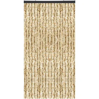 arsvita Flauschvorhang 56x185 meliert beige - weiß