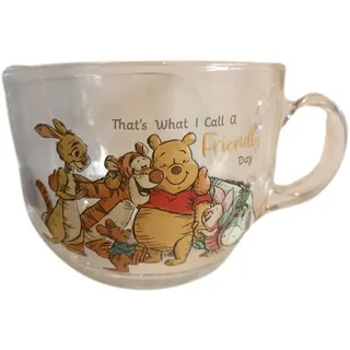 Disney Winnie The Pooh Glas Tasse Große Kaffee Cappucino Tasse