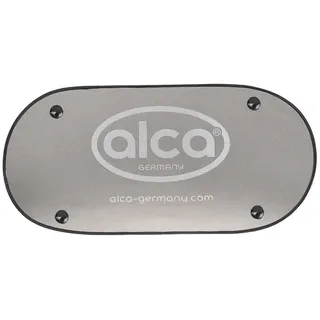 Alca Autosonnenschutz Auto-Sonnenschutz 50x100 cm Autofenster UV Schutz Saugnapf Befestigung, 100 x 0.5 cm, (1-St) schwarz