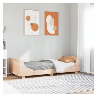 vidaXL Massivholzbett ohne Matratze 100x200 cm Kiefernholz