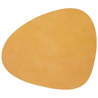 Lind DNA LINDDNA Tischset Curve Leder Gelb Curry, (Large)