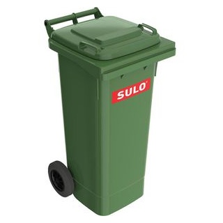 Sulo MGB Mülltonne Kunststoff grün mit Rädern 80 L