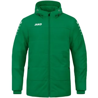 Jako Team Coachjacke mit Kapuze Herren sportgrün L