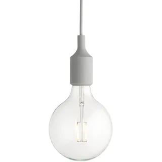 Muuto E27 1-flg. 13 cm grau Kunststoff
