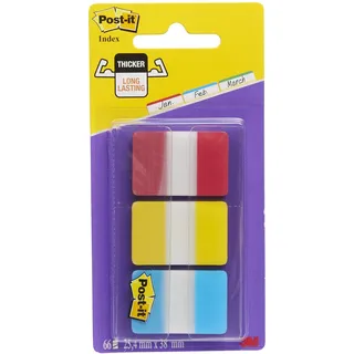 Post-it Index Strong Haftmarker farbsortiert 3x 22 Streifen