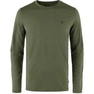 Fjällräven Herren Abisko Wool LS T-Shirt, Laurel Green, S