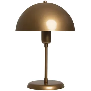 Bamyum Lipeo Kleine Tischlampe 30cm, Pilz Lampe Metall, Antik Kupfer Lampe