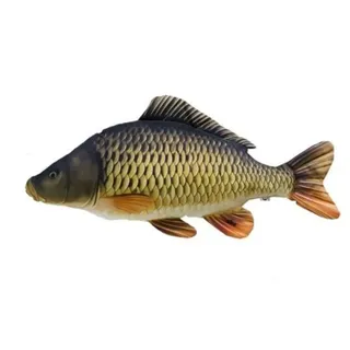 Kuscheltier Fisch Plüschtier Karpfen Kissen Antiallergisches Material Neu 64 cm