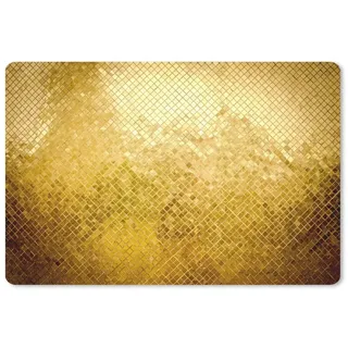 MuchoWow Mauspad Gold - Design - Abstrakt (1-St), Büro für Tastatur und Maus, Mousepad Gaming, Desk Mat, 60x40 cm bunt 60 cm x 40 cm