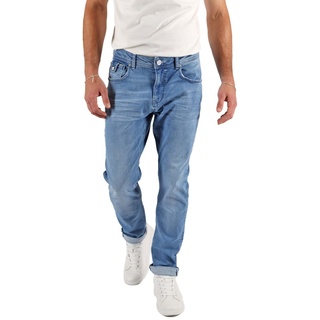 M.O.D. Herren Jeans RICARDO Regular Fit Regular Fit Recite Blau 2877 Normaler Bund Reißverschluss W 30 L 34