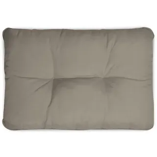 Beautissu Rückenkissen 50 x 40 x 12 cm grau 1 St.