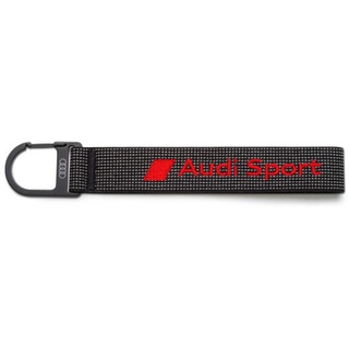 Audi Sport Schlüsselanhänger Schlaufe schwarz rot 3182400400