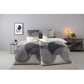 BIERBAUM Carla geometrisch Silber 155 x 220 cm + 80 x 80 cm