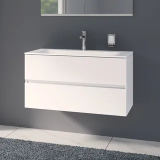 Keuco Tenos Waschtisch mit Unterschrank 100 cm, 2 Auszüge, Badmöbel,