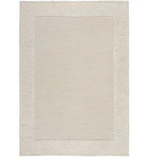 Flair Rugs Rue Wollteppich 200 x 290 cm Beige