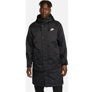 NIKE Herren Unterjacke M NK CLUB STADIUM PARKA, Größe XXL in Weiß BLACK/WHITE