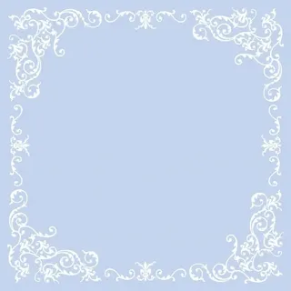 Mank Tischdeckenrolle Airlaid Pomp 80 x 80 cm Pastellblau-Weiß