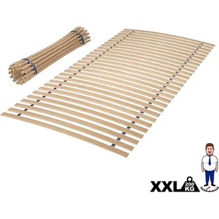 Jekatex Lattenrost, Rollrost, Rahmenlos 140x200cm, Birke -XXL, 100%