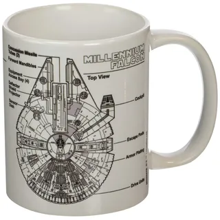 Tazza Star Wars (Millennium Falcon Sketch)
