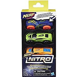 Hasbro Nerf Nitro Soft Racer 3 Stück, 1er Pack