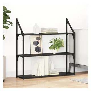 vidaXL Wandregal 80 x 21 x 78,5 cm Schwarz