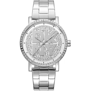 DKNY Soho Logo Edelstahl 36 mm DK1L035M0205
