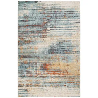 Esprit Outdoorteppich Elouisa, Creme, Orange, Türkis, Textil, Vintage, rechteckig, 120x170 cm, Textiles Vertrauen - Oeko-Tex®, für Fußbodenheizung geeignet, in verschiedenen Größen erhältlich, feuchtraumgeeignet, pflegeleicht, leicht zusammenrollbar, Teppiche & Böden, Teppiche, Outdoorteppiche