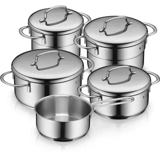 WMF Mini Topf-Set 5-tlg. 2 x Bratentopf + 2 x Fleischtopf + Stielkasserolle