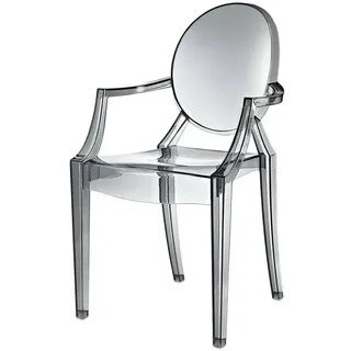 DS4U - Elisabeth Esszimmerstuhl transparent grau