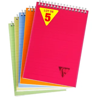 Clairefontaine Notizbuch Block A4 liniert Farben sortiert
