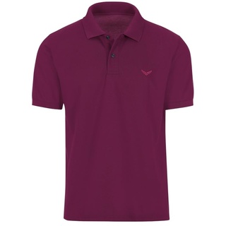 TRIGEMA Poloshirt »TRIGEMA Poloshirt DELUXE Piqué«, (1 tlg.) Trigema sangria