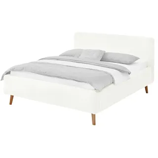 Möbel Kraft Polsterbett ¦ creme ¦ Maße (cm): B: 201 H: 105