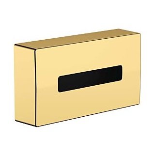 hansgrohe AddStoris Kosmetiktuchbox 41774990 Wandmontage, polished gold optic