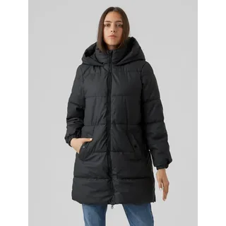 Vero Moda Steppmantel VMGRETAFIE 3/4 COATED JACKET NOOS schwarz S (36)