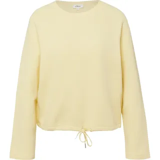 s.Oliver Sweatshirt Relaxed Fit Rückenprint Gelb 42