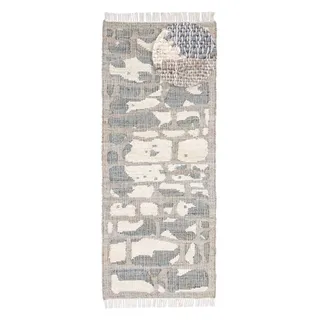 Morgenland Sisalteppich - Alistair - grau - 200 x 80 cm - läufer