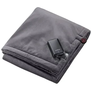 Sanitas Akku Heizdecke Mobil ohne Kabel Kuscheldecke Wärmedecke 150 x 63 cm NEU