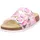 Fussbettpantoffel Rosa/Mehrfarbig 25