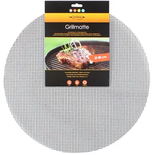 Broszio Grillmatte Ø 48,5 cm antihaftbeschichtet schwarz