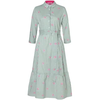 LIEBLINGSSTÜCK Blusenkleid Rola grün / pink / weiß 44