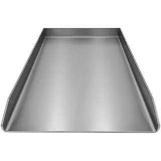 Edelstahl Plancha für Gasgrills/Grillplatte/kompatibel für Gasgrills von Rösle z.B Videro G3/G4/G6 (440 x 235mm)