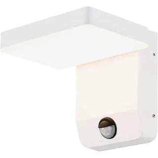 V-Tac Außenwandleuchte Metall 17,0 cm IP65 inkl. Sensor weiß