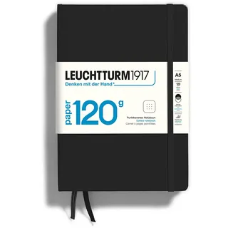 Leuchtturm1917 Notizbuch Edition 120 A5 Schwarz dotted