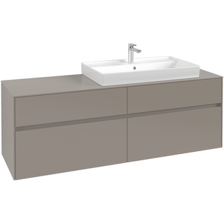 Villeroy & Boch Waschtischunterschrank „Collaro“ für Schrankwaschtisch 160 × 54,8 × 50 cm Waschbecken rechts in rechts