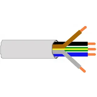 Mantelleitung NYM-J 5x2,5 -25m Ring