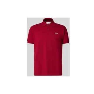 Poloshirt mit Label-Stitching Modell 'L.12.12 CORE', Bordeaux, L