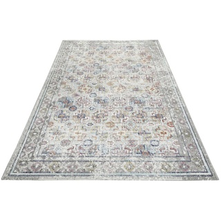 Teppich Geneva, In -und Outdoor geeignet, Wecon home, rechteckig, Höhe: 4 mm, wetterfest und farbecht im Antik Design für Balkon, Küche, Wohnzimmer bunt 160 cm x 225 cm x 4 mm